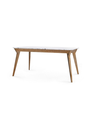 Reed Dining Table, Driftwood