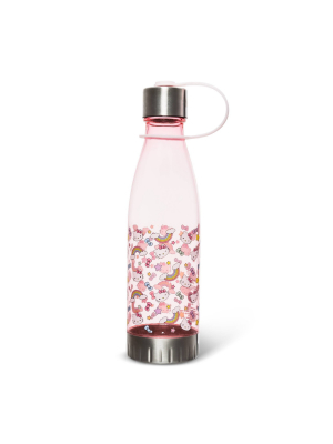 Hello Kitty 20oz Plastic Tritan Water Bottle - Silver Buffalo