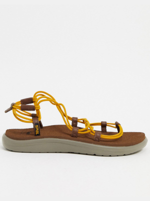 Teva Voya Infinity Lace Up Sandals In Stripe