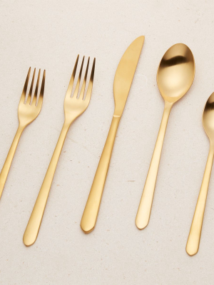 Jasper Gold 20-piece Flatware Set