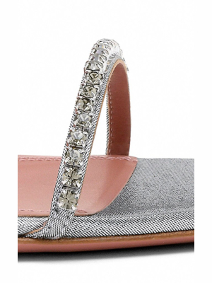 Gilda Crystal-embellished Satin Sandals