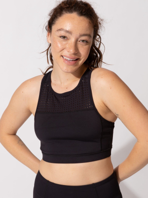 Perforated Sports Bra