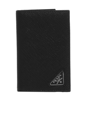 Prada Triangle Logo Bifold Wallet