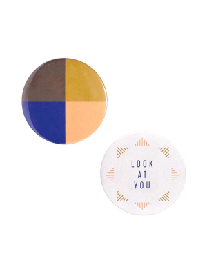 Look At You Button Mirror Set Design By Odeme