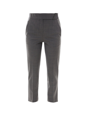 Brunello Cucinelli Slim-fit Cropped Trousers