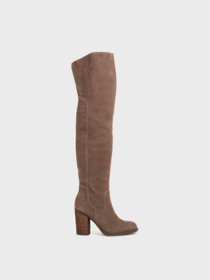 Logan Taupe Over The Knee Boot