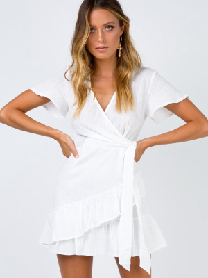 Company For One Wrap Dress White