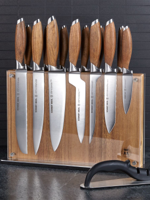 Schmidt Brothers ® Bonded Teak 15-piece Knife Set