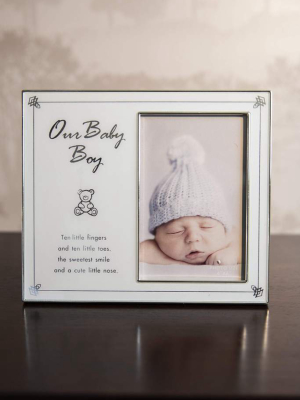 Baby Boy Silver Frame 4x6