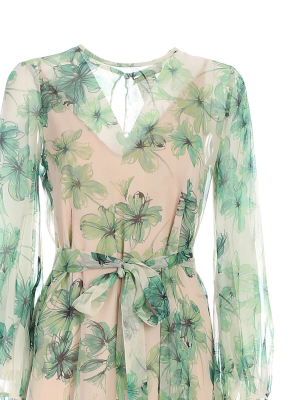 Max Mara Floral Printed Dress