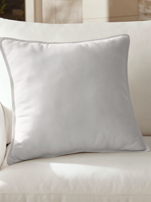 Sunbrella ® White Sand 20" Sq. Outdoor Pillow