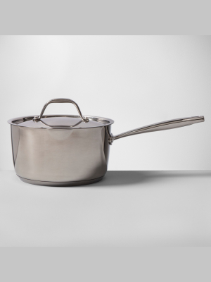Stainless Steel Covered Saucepan - Made By Design™