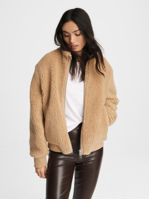 Jude Sherpa Cropped Jacket