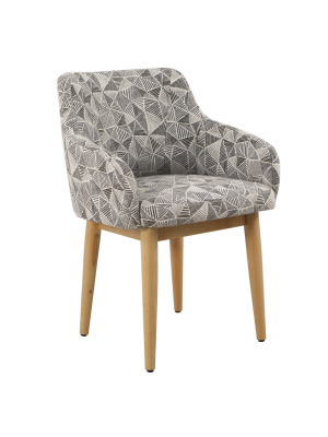 Milo Accent Chair Gray - Homepop