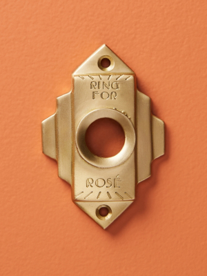 Ring For Rose Doorbell Cover