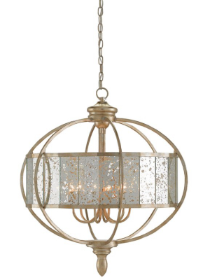 Florence Chandelier In Silver Granello