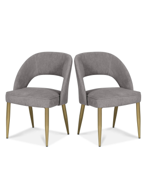 Set Of 2 Lola Dining Chairs - Poly & Bark