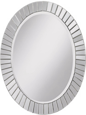 Noble Park Sunspot 25 1/2" X 34" Oval Wall Mirror