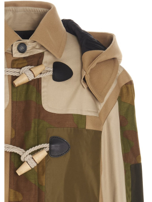 Dsquared2 Patchwork Duffle Coat