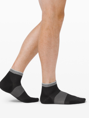 Power Stride Ankle Sock Stripe