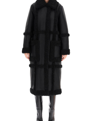 Stand Studio Patrice Faux Shearling Coat