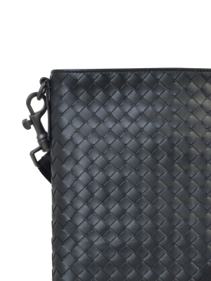 Bottega Veneta Intrecciato Weave Messenger Bag