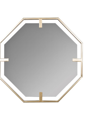 Octagon Floating Frame Mirror