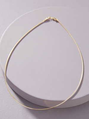 Maya Brenner 14k Gold Omega Necklace