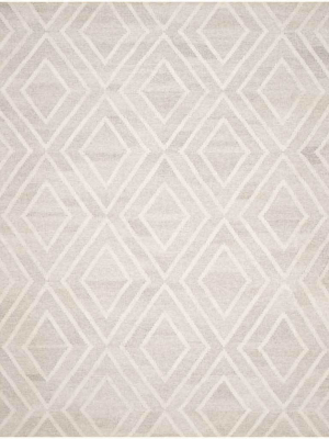 Kilim Texture Ivory/ivory Area Rug