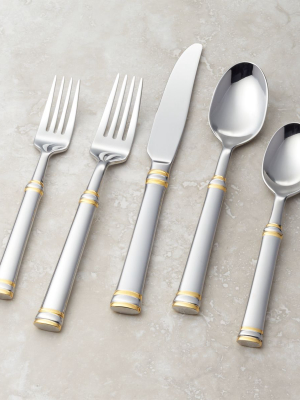 Tuscany Gold Band 5-piece Flatware Place Setting