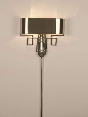 Global Views Torch Sconce Nickel Hw