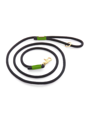 Black And Green Climbing Rope Dog Leash