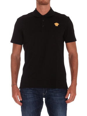 Versace Medusa Embroidered Polo Shirt