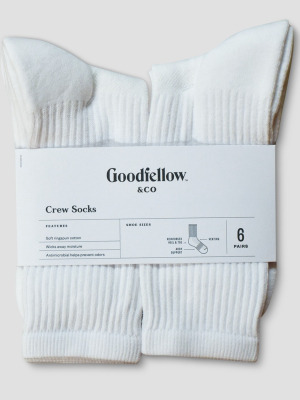 Men's Odor Resistant Socks 6pk - Goodfellow & Co™ - 6-12