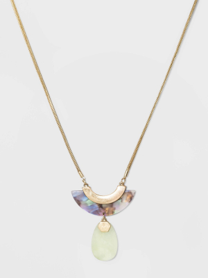 Semi-precious Pendant Necklace - Universal Thread™