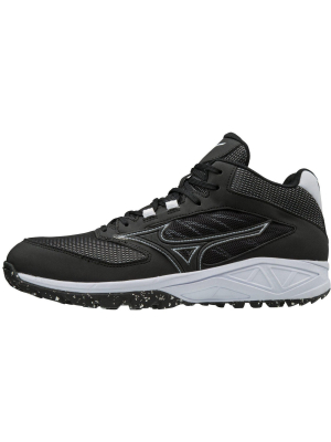 Mizuno Men's Dominant All Surface Mid Turf Baseball Shoe