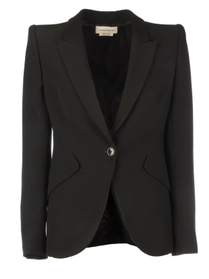 Alexander Mcqueen Leaf Crepe Jacket