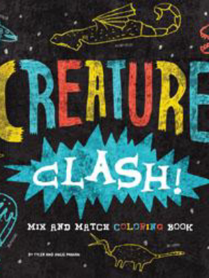 Creature Clash! Mix And Match Coloring Book