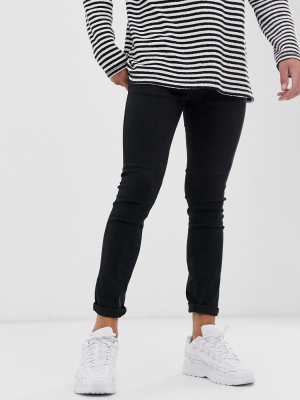 Pull&bear Super Skinny Jeans In Black