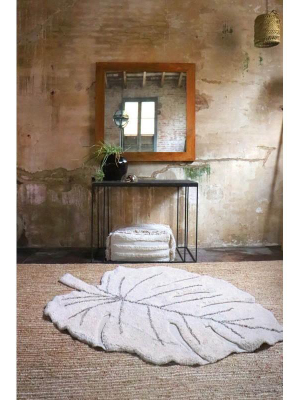 Lorena Canals Washable Rug Monstera Natural