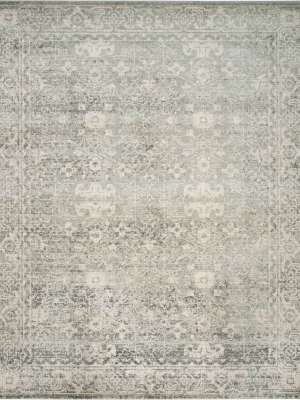 Evoke Vintage Silver/ivory Area Rug