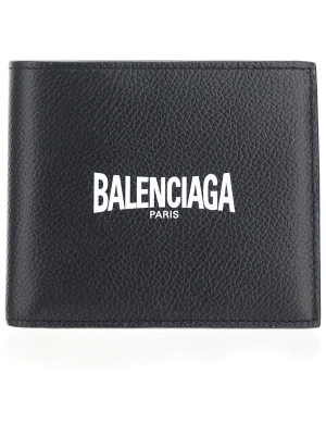 Balenciaga Logo Printed Bifold Wallet