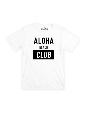 Aloha Beach Club - Univ Tee White