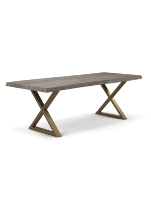 Brooks Dining Table - X Base