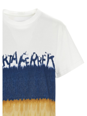 Alberta Ferretti Tie Dye Logo Print T-shirt