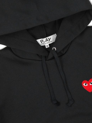 Comme Des Garcons Play Hoodie - Black