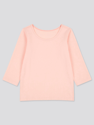 Toddler Warm Cotton Stretch Long-sleeve T-shirt