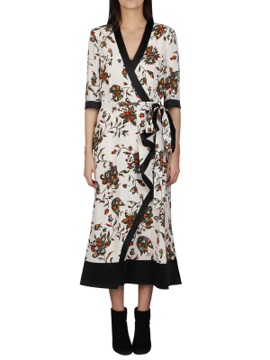 Tory Burch Wrap Floral Dress