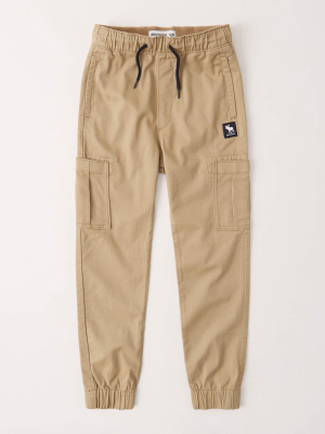 Twill Utility Joggers