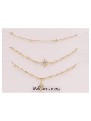 Sky Of Stars Gold Bracelet Set